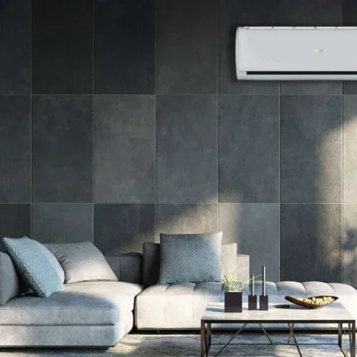 Climatizzatore in un soggiorno moderno